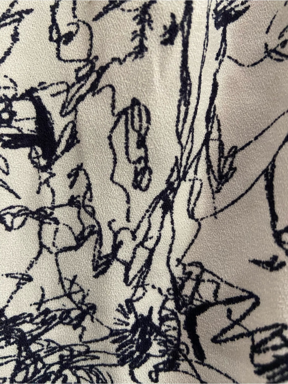 Open Edit Nordstrom Abstract Sketch Peplum Blouse 2X NWT - Picture 2 of 4